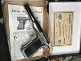 1914 Mfg. Savage .380 Pistol, Rare Nickel Finish Gun, Factory Letter, Boxed - 7 of 25