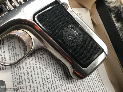 1914 Mfg. Savage .380 Pistol, Rare Nickel Finish Gun, Factory Letter, Boxed - Image 3 of 25