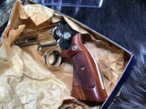Sold layaway-1982 Smith & Wesson model 586 no-dash,
“Distinguished .357 Combat Magnum Revolver “ Nickel, Boxed, 4 inch. - 23 of 25