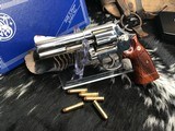 Sold layaway-1982 Smith & Wesson model 586 no-dash,
“Distinguished .357 Combat Magnum Revolver “ Nickel, Boxed, 4 inch. - 4 of 25