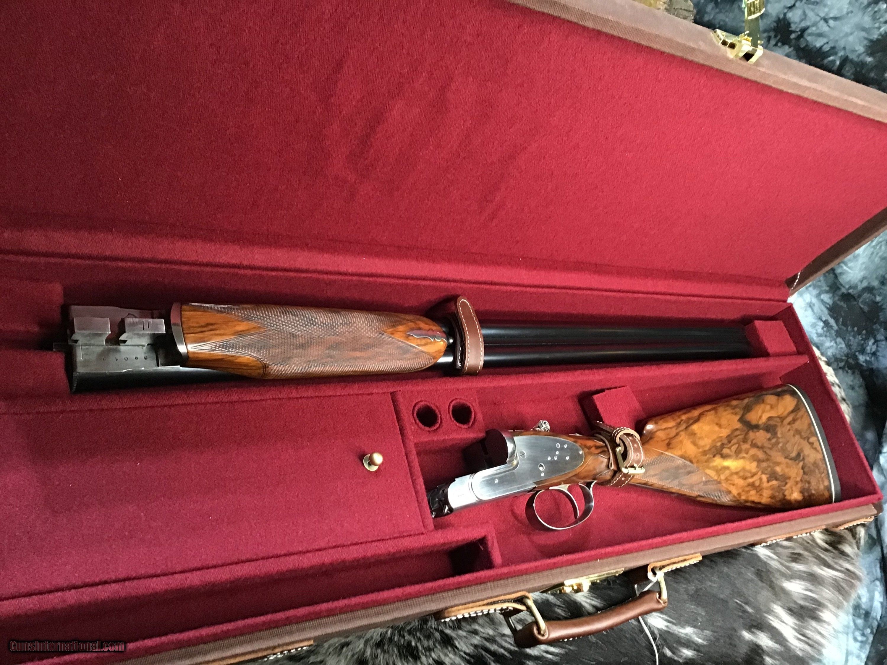 【希少】　日露戦争　戦勝記念　銃弾形　徳利盃　骨董　古美術 1973 Antonio Zoli Volcano Record Sidelock, Gorgeous Custom Order