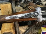 1968 AYA 53 Deluxe Sidelock Ejector Game Gun, 12 Ga. W/Case, Rose & Scroll Hand Engraved - 8 of 25