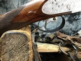 1968 AYA 53 Deluxe Sidelock Ejector Game Gun, 12 Ga. W/Case, Rose & Scroll Hand Engraved - 18 of 25