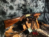 1937 Winchester Model 42 Solid Rib Skeet Pump .410 Shotgun, Signed, Angelo Bee Engraved W/Gold Game Scenes, Stunning! Trades Welcome! - 3 of 22