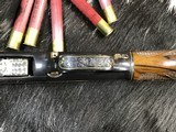 1937 Winchester Model 42 Solid Rib Skeet Pump .410 Shotgun, Signed, Angelo Bee Engraved W/Gold Game Scenes, Stunning! Trades Welcome! - 16 of 22