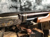 1937 Winchester Model 42 Solid Rib Skeet Pump .410 Shotgun, Signed, Angelo Bee Engraved W/Gold Game Scenes, Stunning! Trades Welcome! - 5 of 22