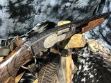 1948 Winchester Model 42, .410 Gauge Pump Skeet Shotgun, Angelo Bee Master Engraved W/Gold Inlay Game Scenes, Trades Welcome! - 6 of 24