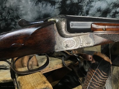 1947 Mfg. AYA Merkel Scalloped Action Boxlock O/U 12 Ga Trap Shotgun - Image 22 of 24