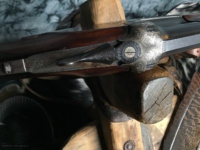 1947 Mfg. AYA Merkel Scalloped Action Boxlock O/U 12 Ga Trap Shotgun - Image 6 of 24