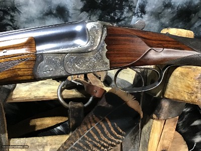 1947 Mfg. AYA Merkel Scalloped Action Boxlock O/U 12 Ga Trap Shotgun - Image 11 of 24
