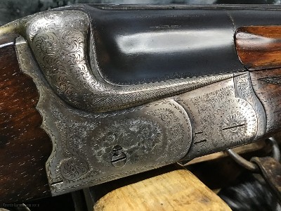 1947 Mfg. AYA Merkel Scalloped Action Boxlock O/U 12 Ga Trap Shotgun - Image 7 of 24