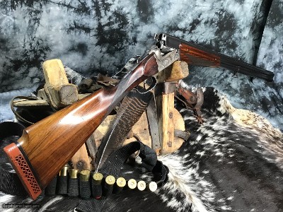 1947 Mfg. AYA Merkel Scalloped Action Boxlock O/U 12 Ga Trap Shotgun - Image 16 of 24
