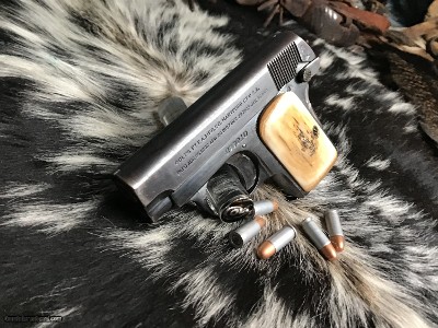 1920 Mfg. Colt 1908 Vest Pocket .25 Automatic, Ivory Grips - Image 3 of 11