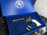 1997 Colt Custom Shop SAA, 4.75 inch, .45 Colt, Factory Elephant Ivory, Gorgeous Unfired SAA - 3 of 25