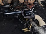 1997 Colt Custom Shop SAA, 4.75 inch, .45 Colt, Factory Elephant Ivory, Gorgeous Unfired SAA - 2 of 25