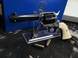 1997 Colt Custom Shop SAA, 4.75 inch, .45 Colt, Factory Elephant Ivory, Gorgeous Unfired SAA - 5 of 25