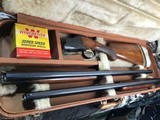1963 Mfg. Belgium Browning Superposed Lightning 2 O/U Barrel Cased Set, 28”, 12 Ga. - 3 of 25