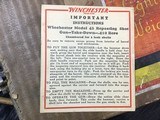 1935 Mfg. Winchester model 42 Hammerless Repeating Shotgun, .410 Bore, W/ Box, Papers & Tools - 21 of 25