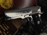 1988 Mfg. Colt Officers .45 ACP, Bright Stainless,Ivory Grips Boxed, Gorgeous, 3.5 inch - 3 of 24