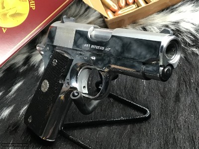 1988 Mfg. Colt Officers .45 ACP, Bright Stainless,Ivory Grips Boxed, Gorgeous, 3.5 inch - Image 24 of 24