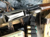 1942 WWII Winchester Model 12 Riot Shotgun , US & Flaming Bomb Marked, Cyl. Bore - 18 of 25