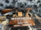 1942 WWII Winchester Model 12 Riot Shotgun , US & Flaming Bomb Marked, Cyl. Bore - 1 of 25