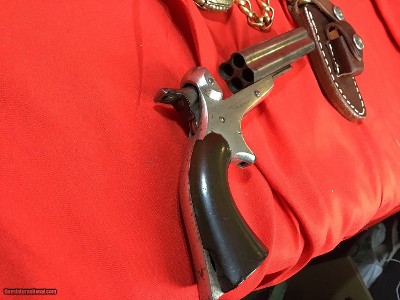 1862 Sharps Pepperbox, .32 cal, Rare 3.5 inch Barrels, Silver Plated, Antique - Image 9 of 15