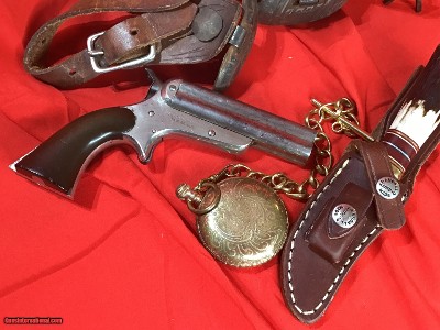 1862 Sharps Pepperbox, .32 cal, Rare 3.5 inch Barrels, Silver Plated, Antique - Image 14 of 15
