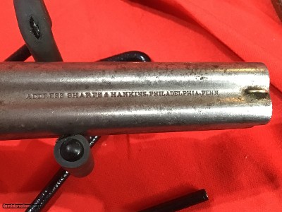 1862 Sharps Pepperbox, .32 cal, Rare 3.5 inch Barrels, Silver Plated, Antique - Image 12 of 15