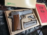 Coonan B Model .357 Semi Auto Pistol, Excellent Cond. in Box, 2 Mags W/ Manual - 2 of 22