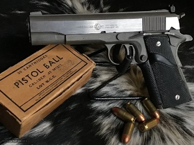 AMT Hardballer, 5 inch Stainless 1911, 45 acp, Mfg. Covina Ca. - Image 4 of 17