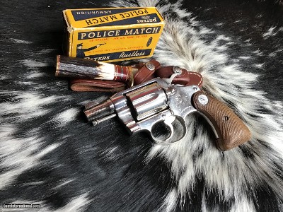 1970 Colt Cobra, Rare Factory Nickel, LW 6 Shot Snubby