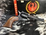 1968 Ruger “Super Single Six”, Flattop .22LR W/22 WMR Extra Cylinder, Boxed, Like New In Box - 4 of 22