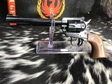 1968 Ruger “Super Single Six”, Flattop .22LR W/22 WMR Extra Cylinder, Boxed, Like New In Box - 12 of 22