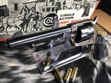 1972 Colt SAA, 5.5 inch, .45 Colt, Stagecoach Box, Unfired , Complete & Pristine 2nd Generation W/Receipt - 9 of 25