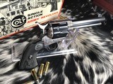 1972 Colt SAA, 5.5 inch, .45 Colt, Stagecoach Box, Unfired , Complete & Pristine 2nd Generation W/Receipt - 18 of 25