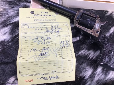 1978 Mfg. Colt New Frontier W/ Dual Cylinders, .22LR/.22WMR, Unfired In Box W/Receipt - Image 5 of 25