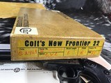 1978 Mfg. Colt New Frontier W/ Dual Cylinders, .22LR/.22WMR, Unfired In Box W/Receipt - 24 of 25