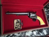 1878 Mfg. Colt SAA, First Year .44/40, 7.5 Inch, One Piece Ivory Grips, Presentation Cased, Antique - 16 of 25
