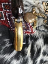 1878 Mfg. Colt SAA, First Year .44/40, 7.5 Inch, One Piece Ivory Grips, Presentation Cased, Antique - 23 of 25