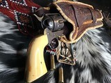 1878 Mfg. Colt SAA, First Year .44/40, 7.5 Inch, One Piece Ivory Grips, Presentation Cased, Antique - 20 of 25