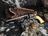1878 Mfg. Colt SAA, First Year .44/40, 7.5 Inch, One Piece Ivory Grips, Presentation Cased, Antique - 4 of 25