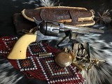 1878 Mfg. Colt SAA, First Year .44/40, 7.5 Inch, One Piece Ivory Grips, Presentation Cased, Antique - 6 of 25
