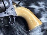 1878 Mfg. Colt SAA, First Year .44/40, 7.5 Inch, One Piece Ivory Grips, Presentation Cased, Antique - 9 of 25