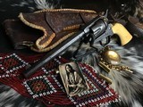 1878 Mfg. Colt SAA, First Year .44/40, 7.5 Inch, One Piece Ivory Grips, Presentation Cased, Antique - 1 of 25