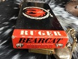 1970 Ruger Bearcat Unfired in Box, .22 LR, Engraved Cylinder, Brass Trigger Guard - 3 of 25