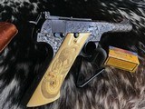 1948 High Standard H-D Military, Engraved W/Carved Ivory Grips, Gorgeous - 1 of 25