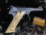 1948 High Standard H-D Military, Engraved W/Carved Ivory Grips, Gorgeous - 17 of 25