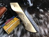 1948 High Standard H-D Military, Engraved W/Carved Ivory Grips, Gorgeous - 6 of 25