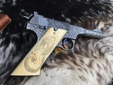 1948 High Standard H-D Military, Engraved W/Carved Ivory Grips, Gorgeous - 20 of 25